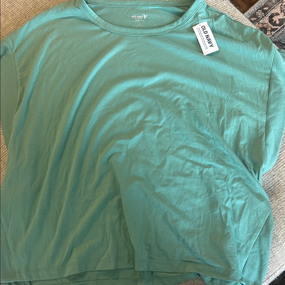 Old Navy Women's Teal Short Sleeve Tee